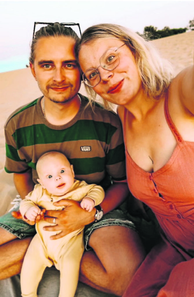Annabel, James and Bodhi. PHOTO: SUPPLIED
