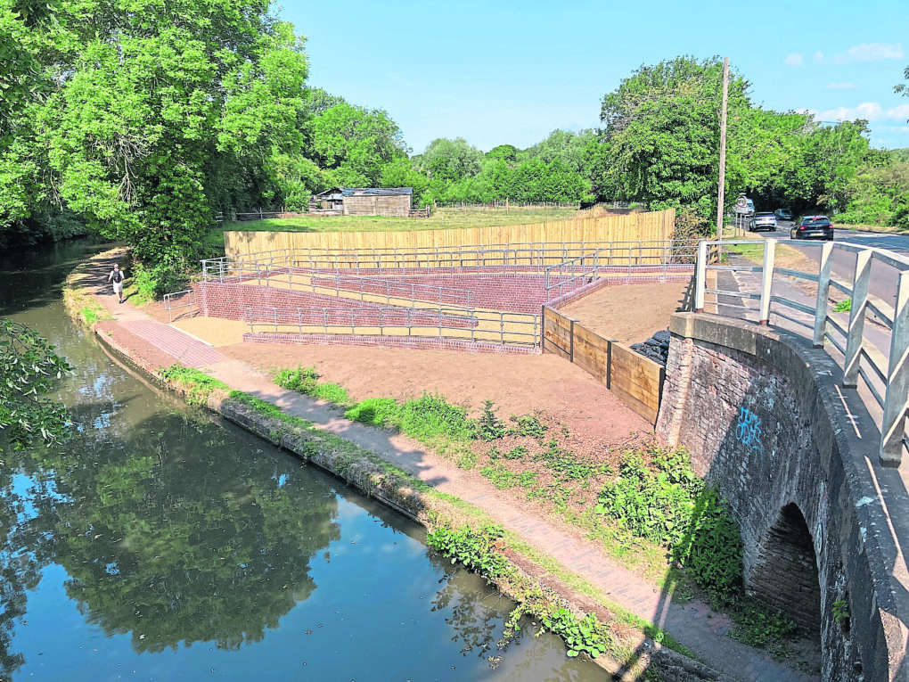 CANAL ACCESS improved with new ramp