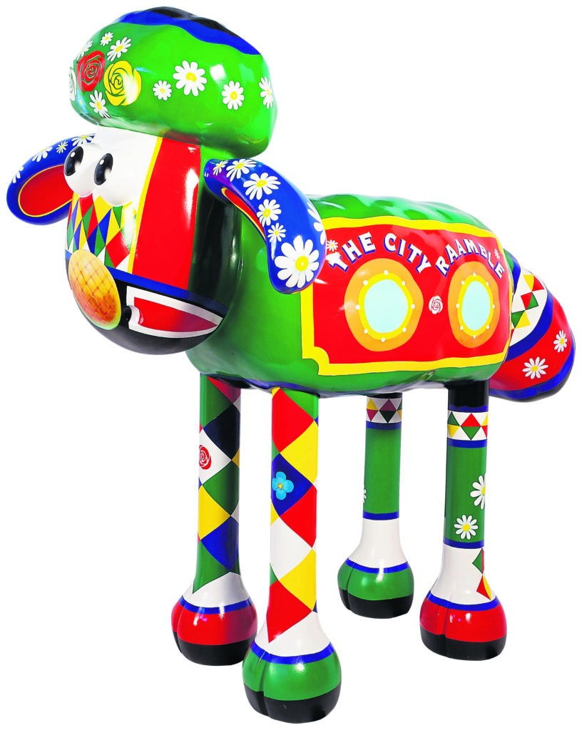 Rosie the sheep, one of the characters on the Gromit Unleashed trail, designed by Jacqueline Anne Harper. PHOTO: THE GRAND APPEAL
