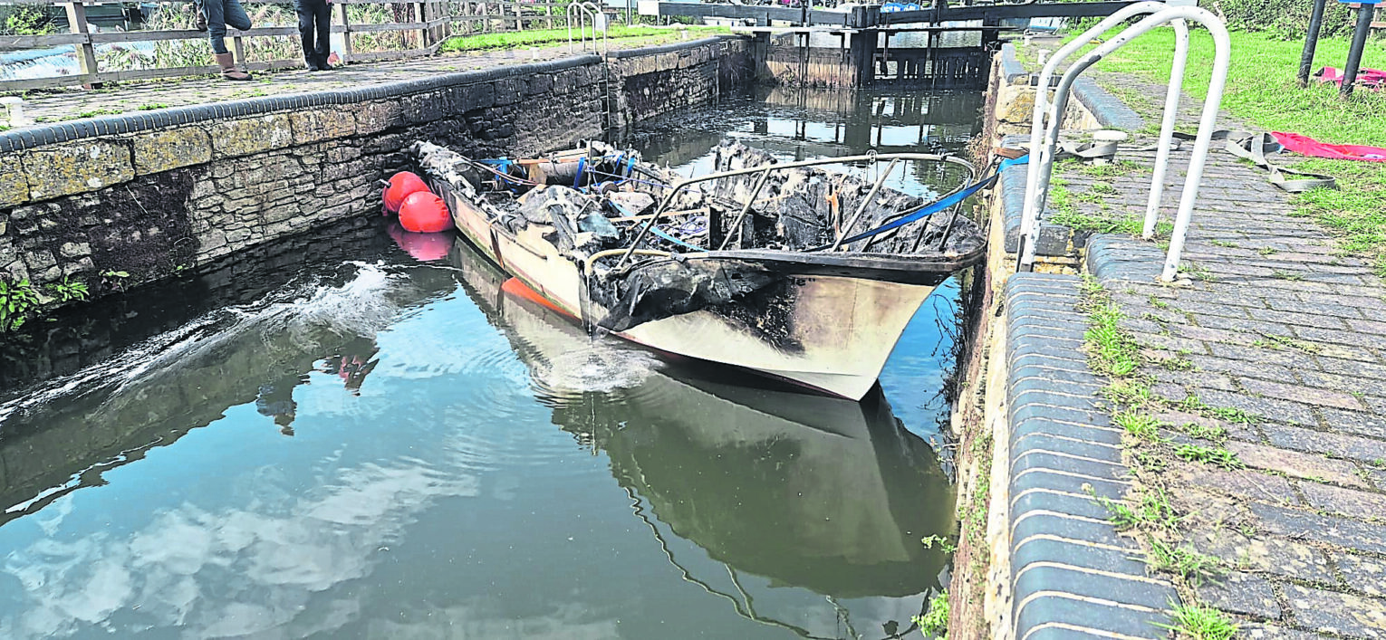 BOAT EXPLOSION cause being determined