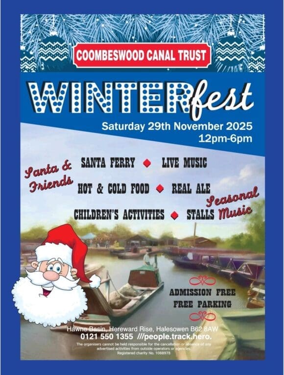 MEET SANTA at Coombeswood Canal Trust’s Winterfest