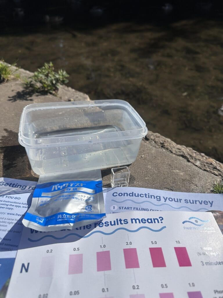 Towpath Talk editor Lucy Wood took part in the Great UK WaterBlitz by testing a stretch of Louth Navigation, in Lincolnshire.