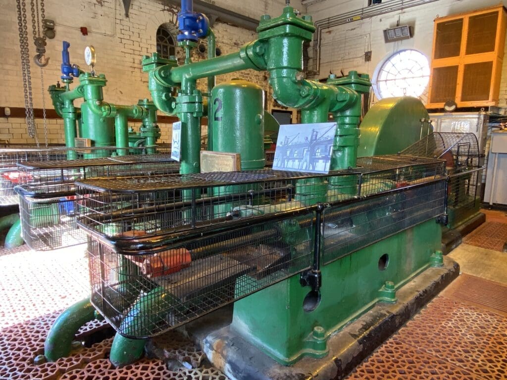 Gleaming pumps in the pump room – ask in the visitor centre about seeing these in action.