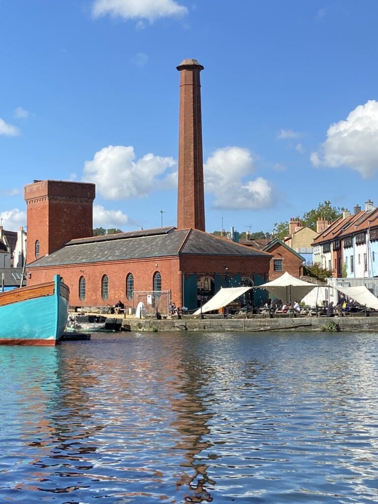 The pump room and visitor centre.