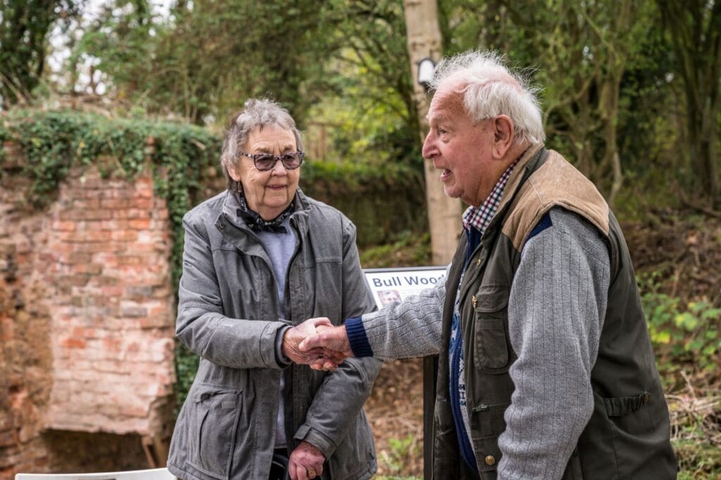 Chris is thanked by trust funder and president Eric Wood.