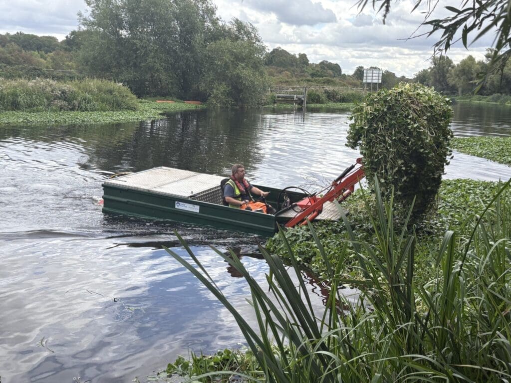 Weed removal is an essential part of waterways management and maintenance. ALL PHOTOS: THE ROTHEN GROUP