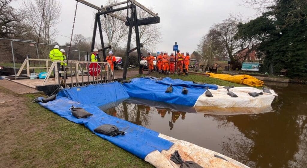 The response operation begins. PHOTO: FACEBOOK/ PAUL SMITH-STOREY