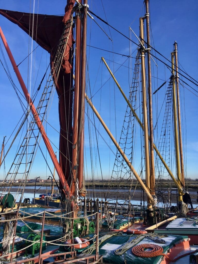 Traditional wind power drove Thames barges for centuries. PHOTO: JONATHAN MOSSE