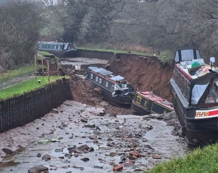 The scene in daylight on December 22. PHOTO: JIM FORKIN