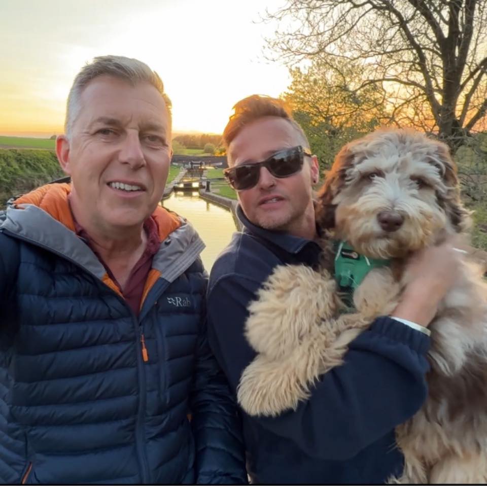 Paul and Anthony Smith-Storey, who have vlogged about the waterways for five years. PHOTO: FACEBOOK/PAUL SMITH-STOREY