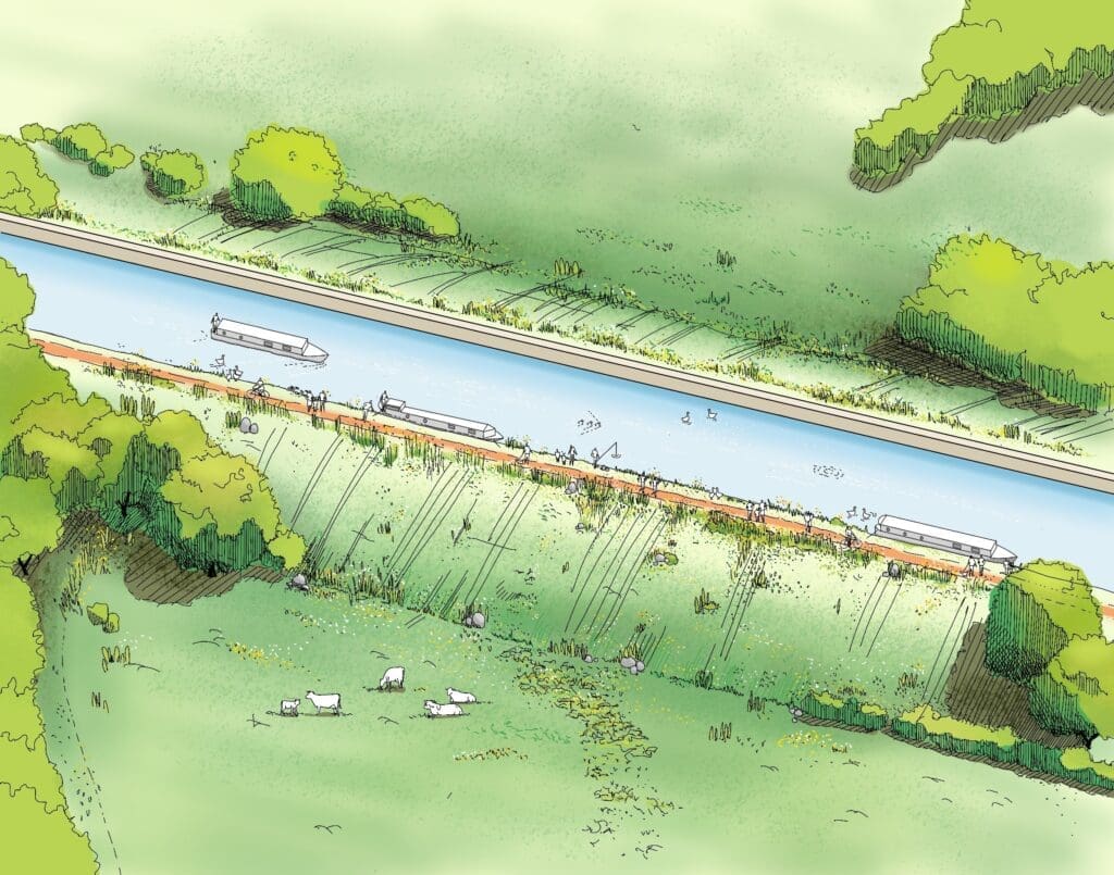 An illustration of the breach repair. PHOTO: SUPPLIED