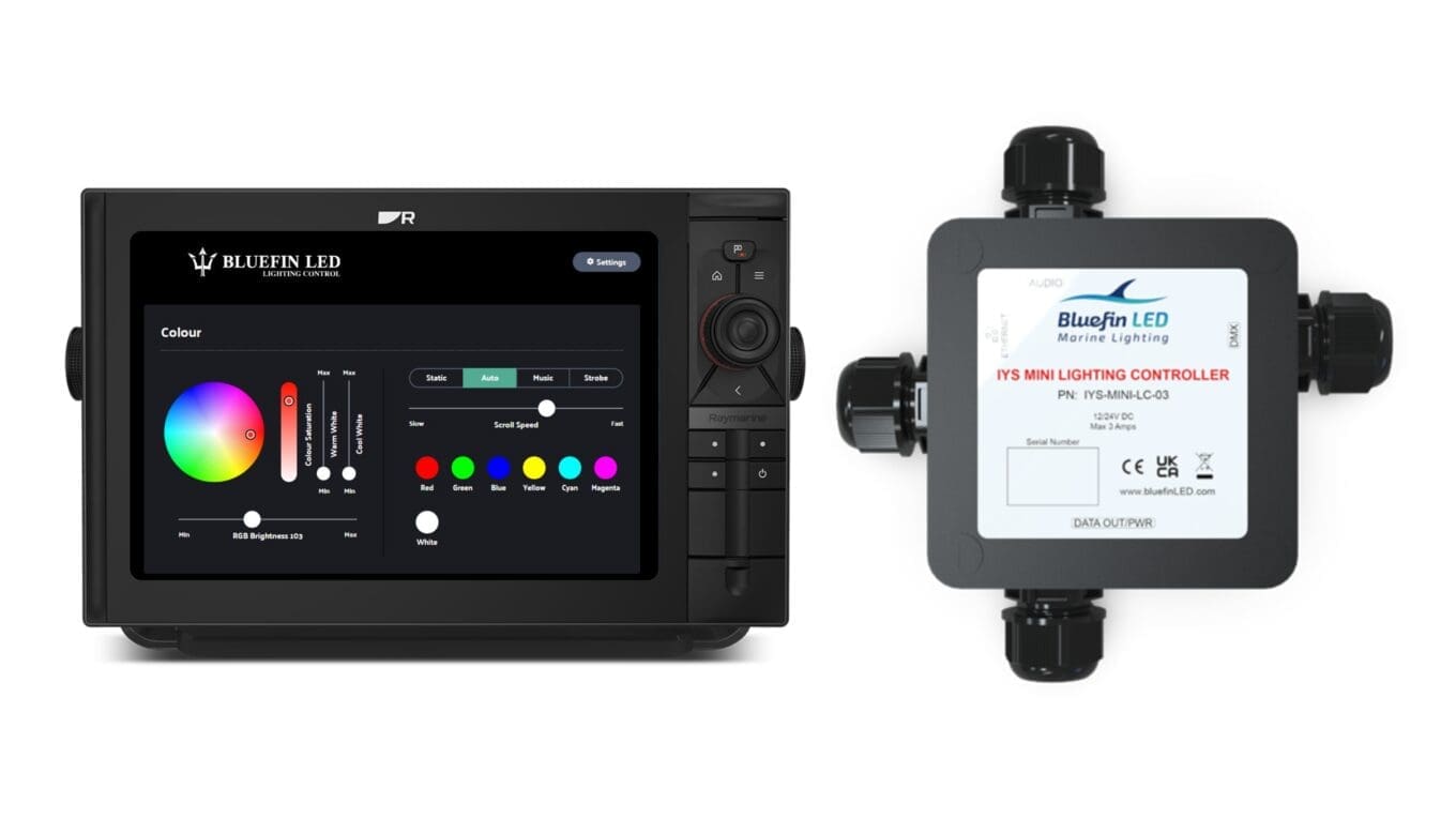 Raymarine first to integrate new smart lighting control