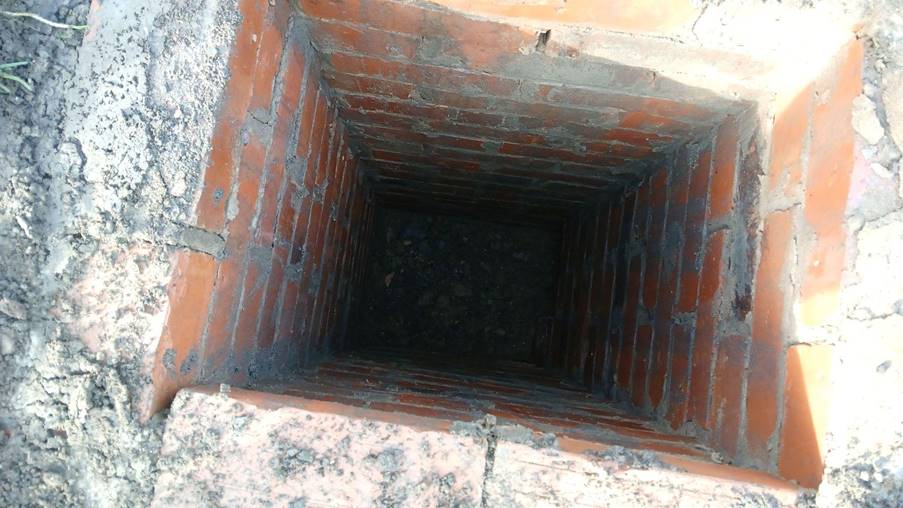 The pit revealed. PHOTO: CCT