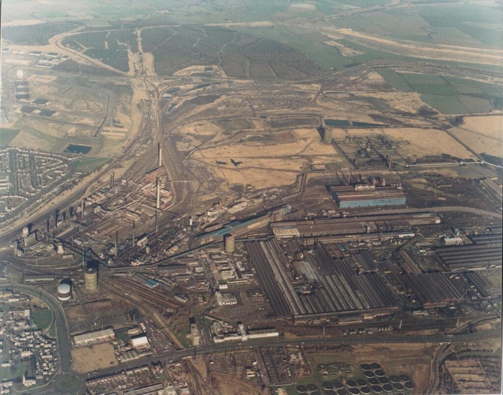 Corby Steelworks c. 1980 (c) North Northants Council Corby Collection