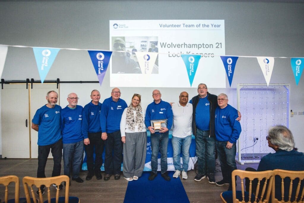 Wolverhampton 21, the Volunteer Team of the Year West Midlands winners.