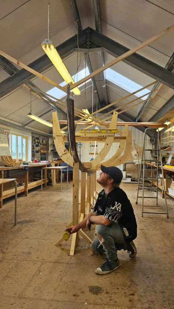 Jacob Beak has become one of the first people in the country to qualify as a heritage engineering marine technician. SUPPLIED