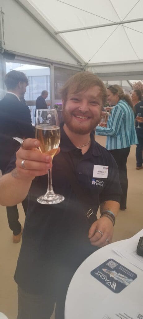 Jacob Beak has become one of the first people in the country to qualify as a heritage engineering marine technician. SUPPLIED