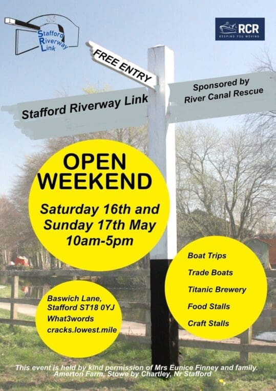 Stafford Riverway Link to host open weekend