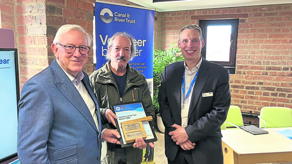 Volunteer of the Year Eric Jones. ALL PHOTOS: CRT