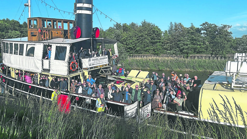 All aboard the SS Daniel Adamson, known affectionately as The Danny, to mark the IWA’s 80th anniversary.