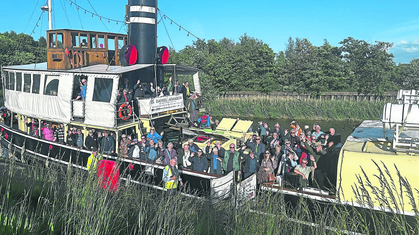 All aboard the SS Daniel Adamson, known affectionately as The Danny, to mark the IWA’s 80th anniversary.